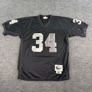 Vintage Bo Jackson Jersey Men 52 Black Oakland Raiders Mitchell & Ness 1987